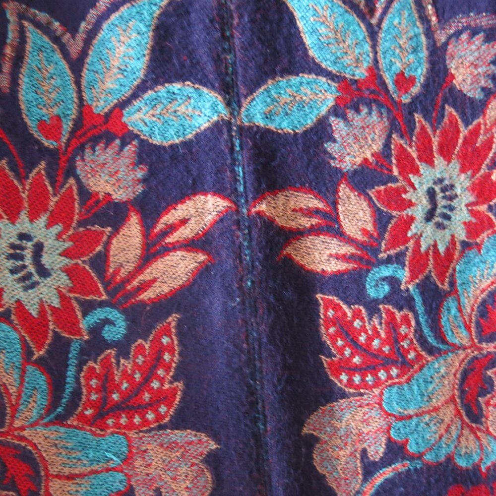 Time For Me Viscose Bohemian Floral Cardigan Kimono Top Size 2X( Fits Size S/M) - Picture 9 of 14